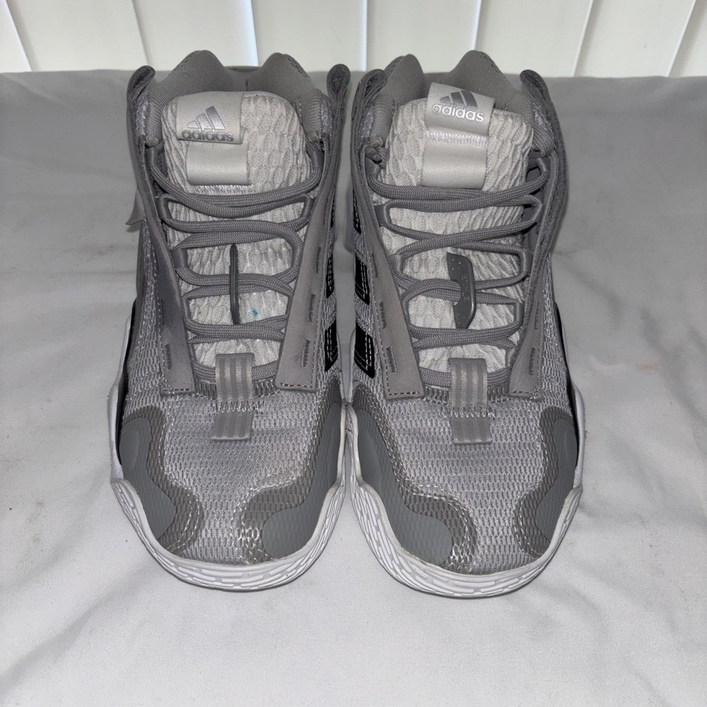 Adidas Exhibit B Candace Basketball Womens Grey Sneakers‎ Athletic Shoes 6.5